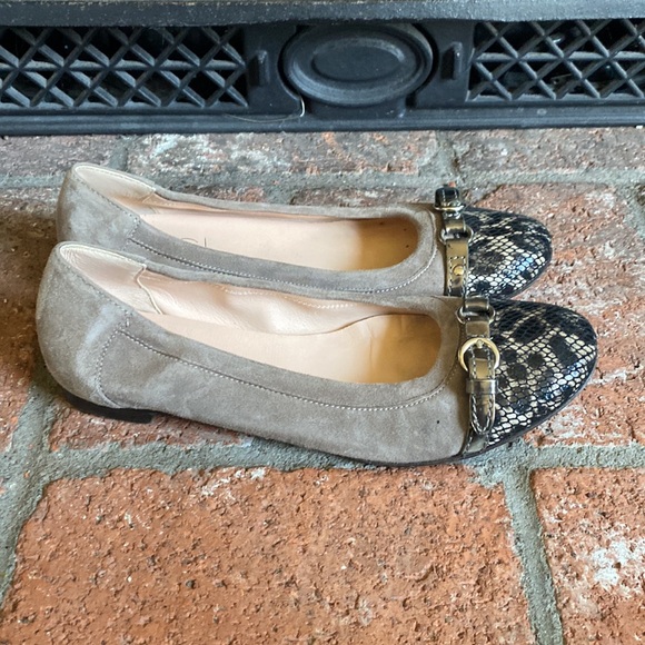 Attilio Giusti Leombruni AGL Monika Leopard Cap Toe Ballet Flats US 7.5 EU 38.5 - Picture 2 of 6